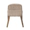 Bali & Pari Lara Bohemian Grey Kubu Rattan and Mahogany Wood Dining Chair 245-13719-ZORO - alternate 3